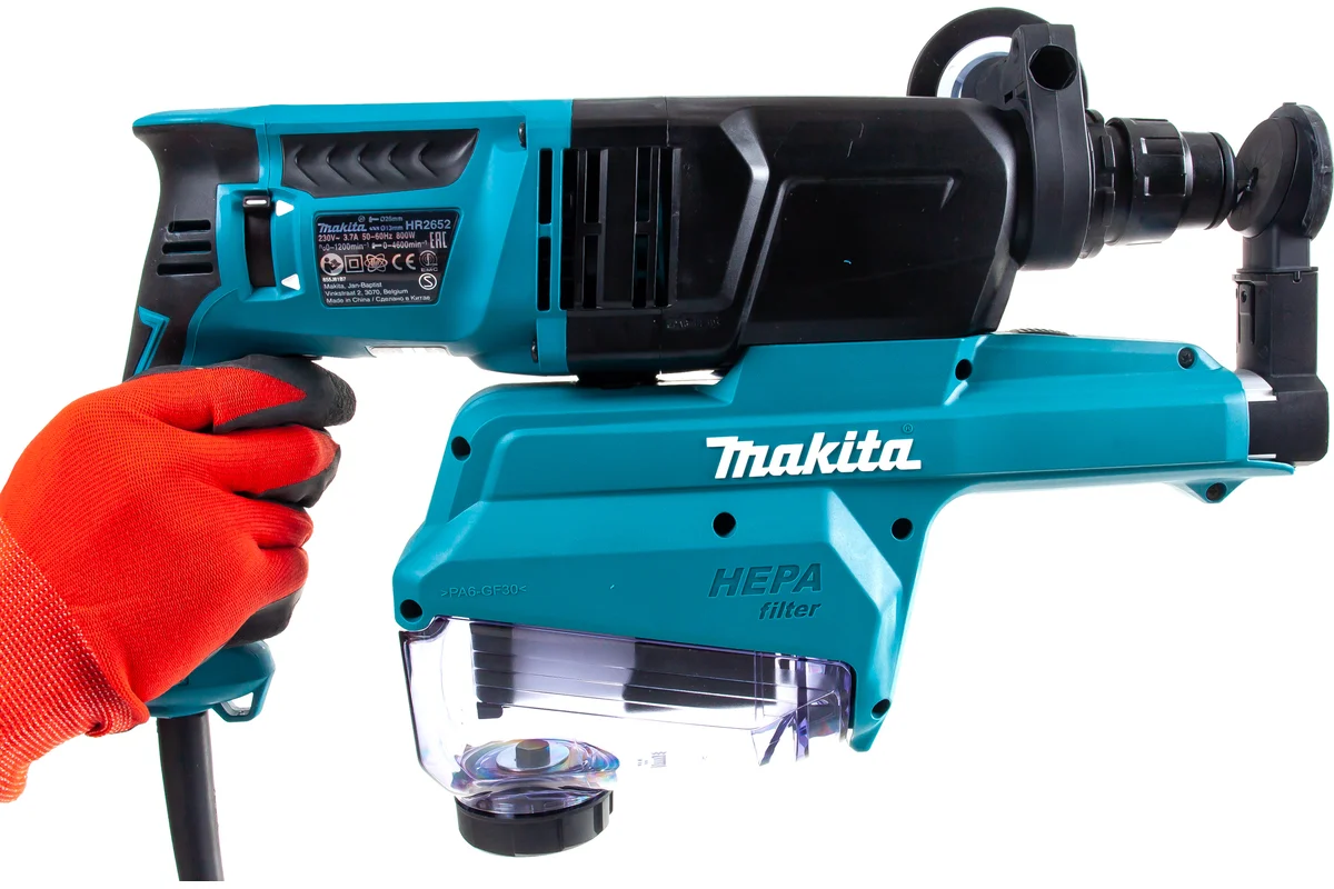 Перфоратор Makita HR2652 с системой пылеудаления сетевой
