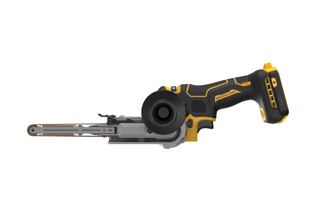 Аккумуляторная ленточная шлифмашина (напильник) dewalt DCM200N 18В