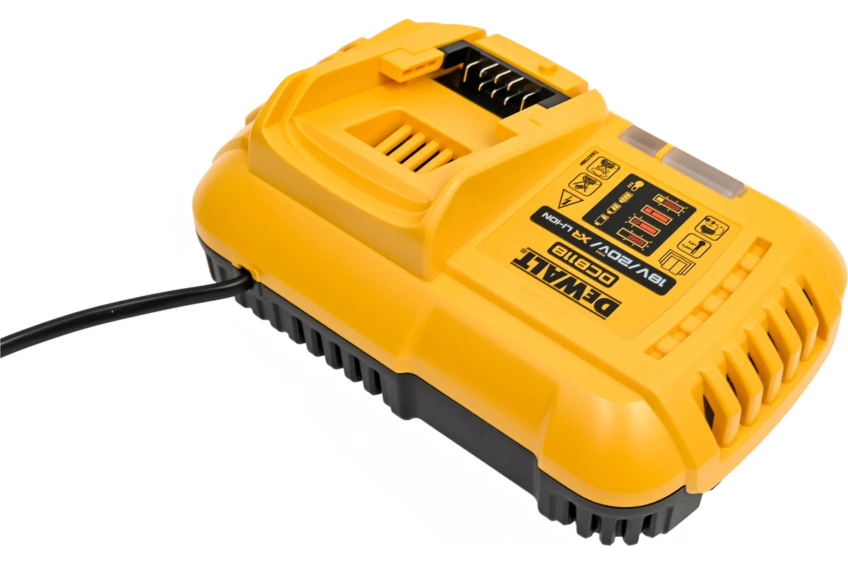 Быстрое зарядное устройство  DEWALT DCB118 (18В,20В, 60В MAX)