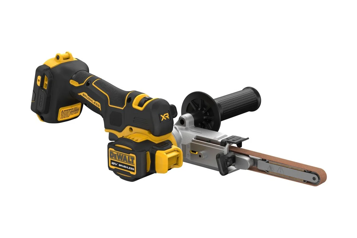 Аккумуляторная ленточная шлифмашина (напильник) dewalt DCM200N 18В