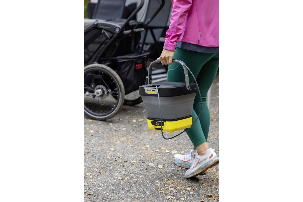 Аккумуляторная мойка высокого давления Karcher OC 3 Foldable (бак 8л, длина шланга 1.8. 2л в мин)