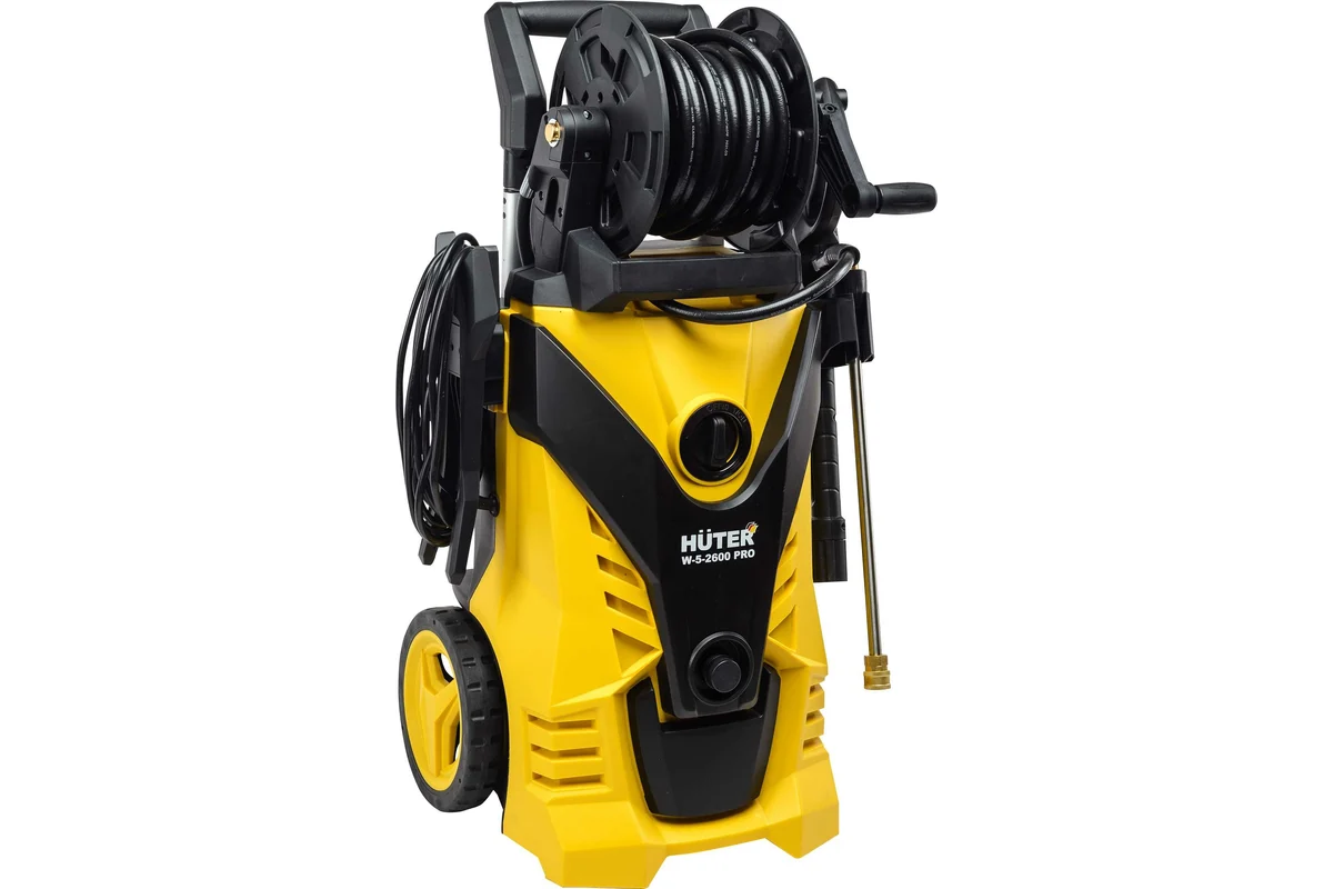 Мойка высокого давления Huter W-5-2600 pro (2600Вт, 210бар, 450л/ч, шланг 8м)