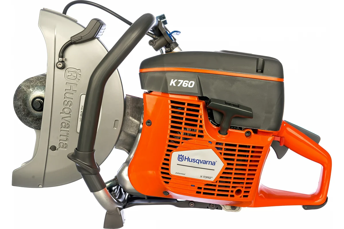 Бензорез Husqvarna K 760 3,7 кВт, 5 л.с, 9,6 кг, 350мм, глубина 125мм