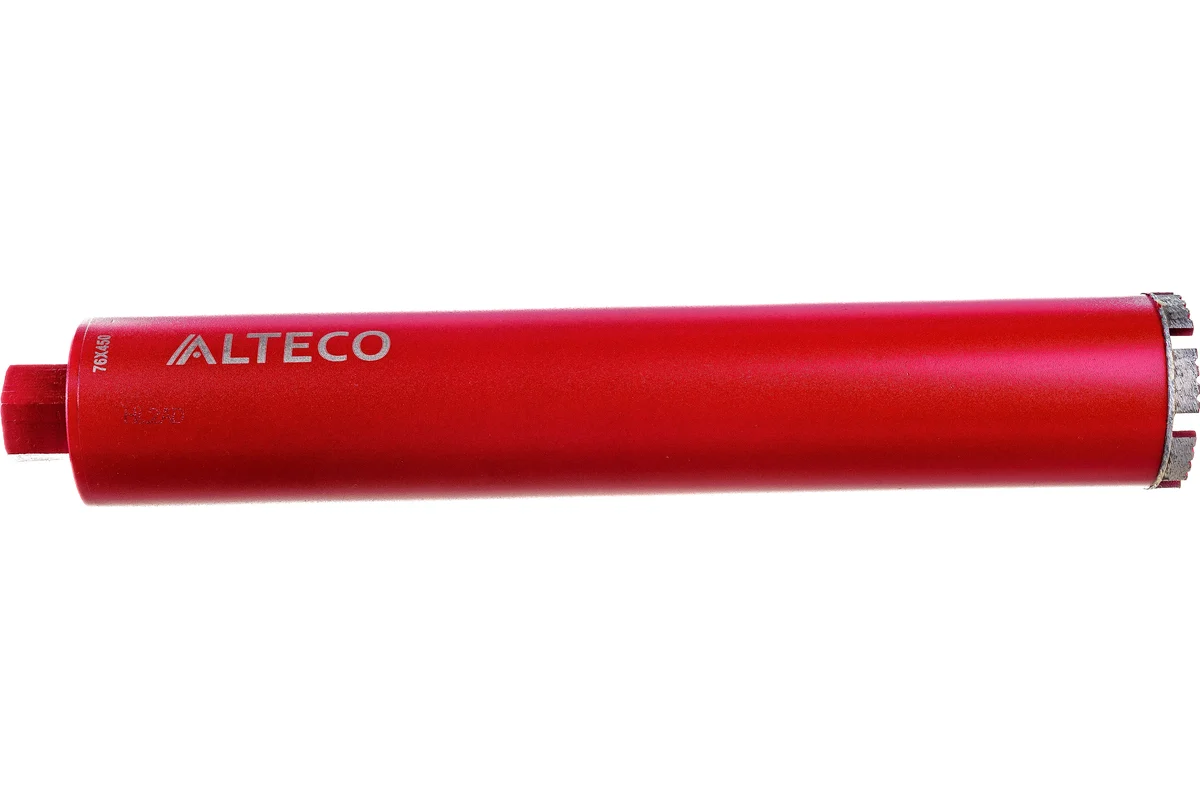 Коронка для алмазного бурения ALTECO 76/450, M22, мокр.