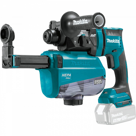 Аккумуляторный перфоратор с системой пылеудаления Makita DHR182RTWJ