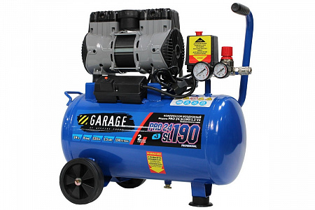 Безмасляный компрессор Garage PRO 24.SL190/1.3